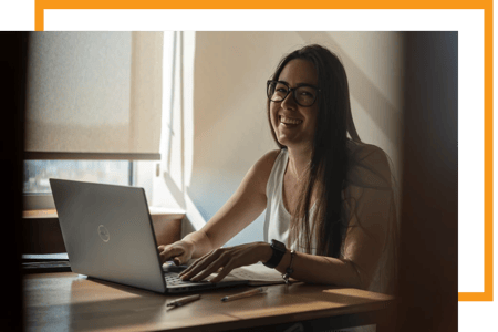 Alter Solutions consultant working happily