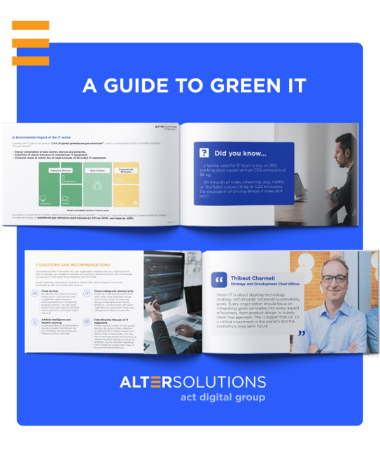 Our whitepaper about Green IT covers topics like the environmental impact of the IT sector
