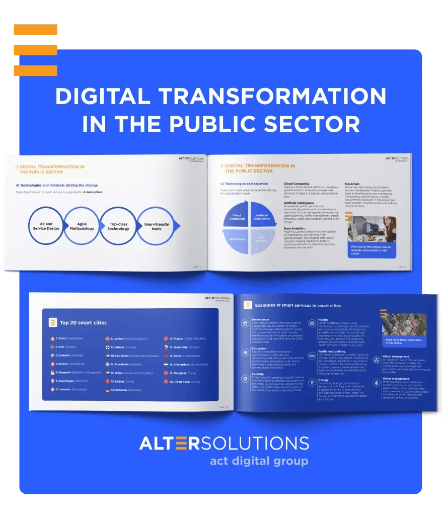 Extracts of the whitepaper about Digital Transformation in the Public Sector