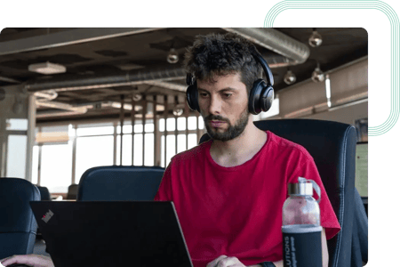 Tester making sure the client's software product is as efficient as it can be before being released