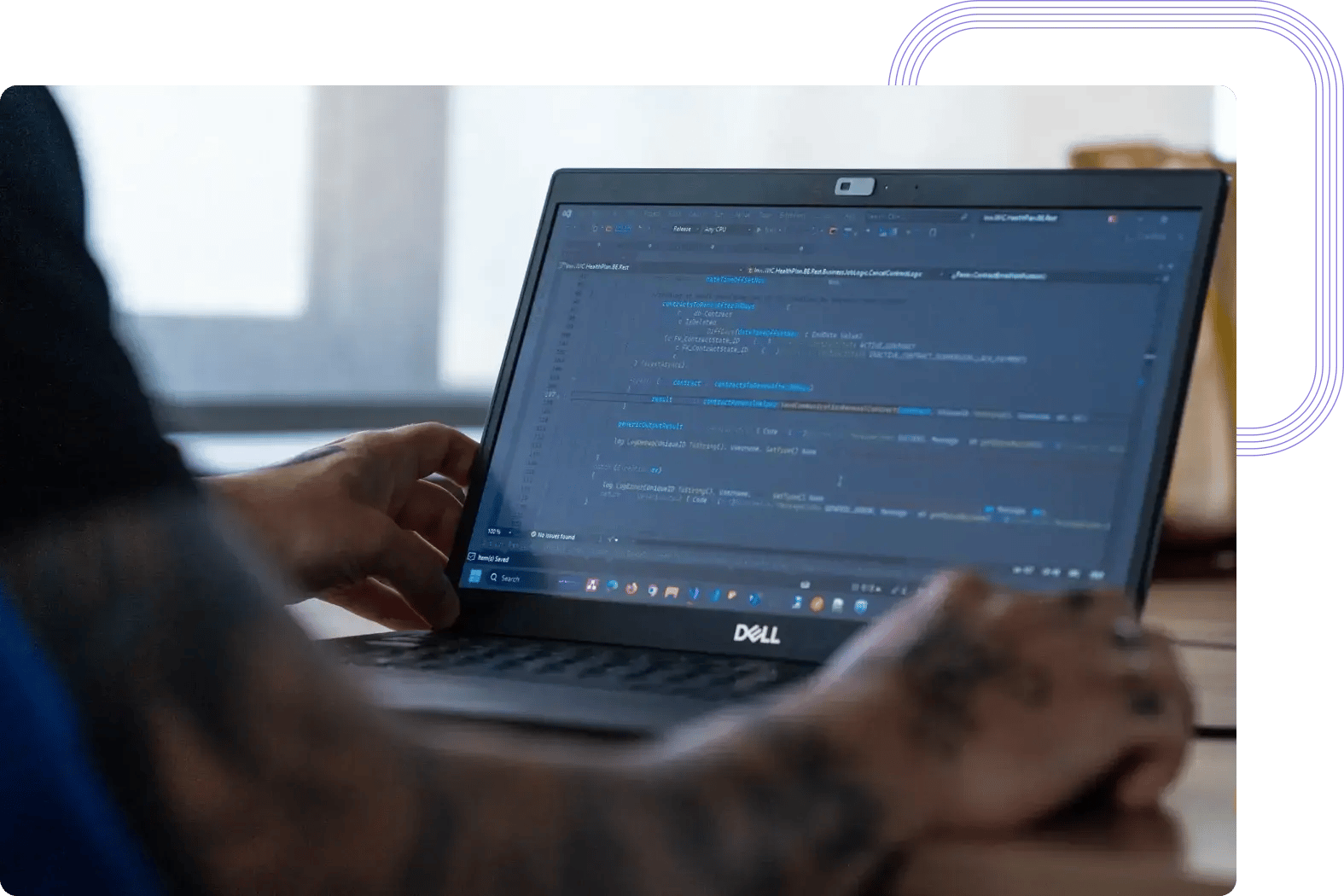 act digital's cyberdefence consultant working on a risk management project for a client