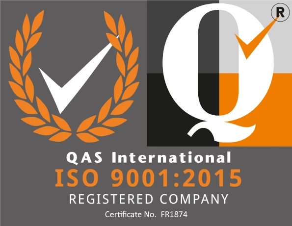ISO 9001 certificate