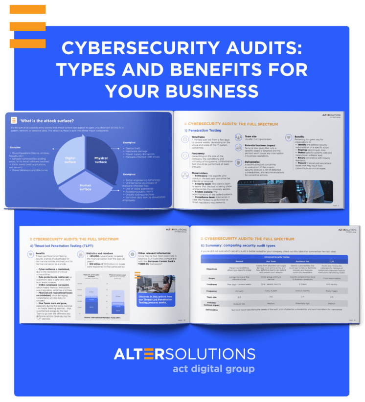Inside of the whitepaper Cybersecurity Audits